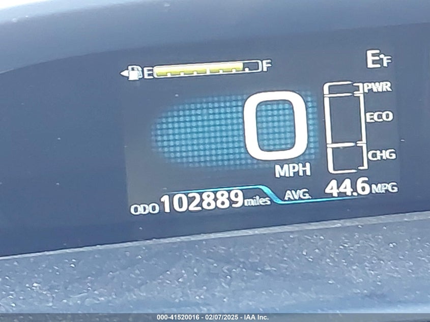 2017 TOYOTA PRIUS VIN: JTDKBRFU1H3537147
