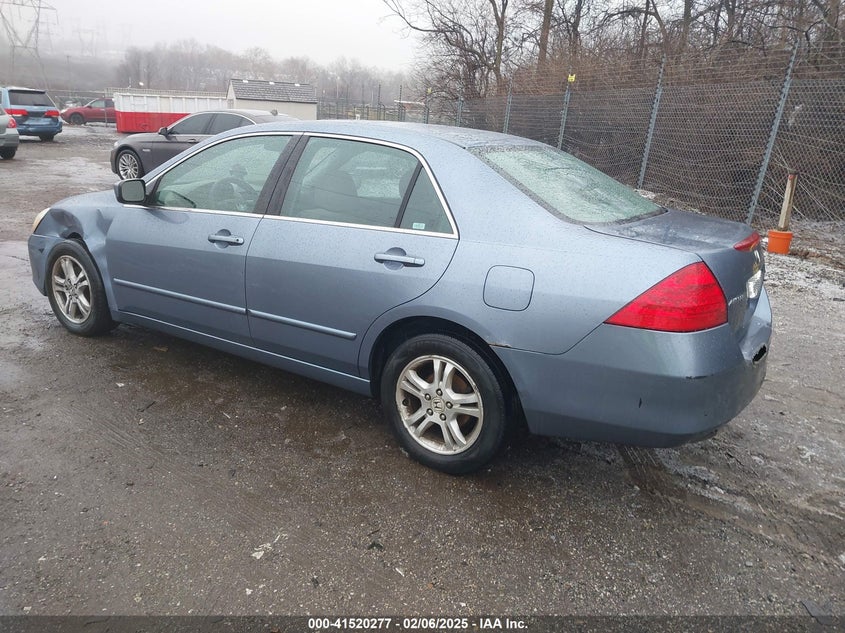 2007 HONDA ACCORD VIN: 1HGCM567X7A197090