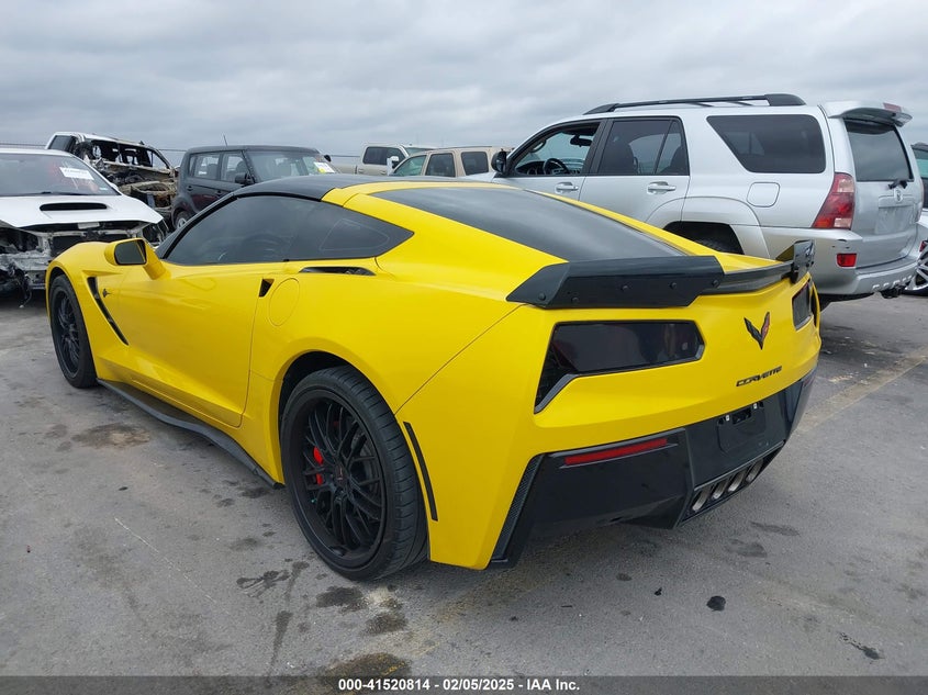 2014 CHEVROLET CORVETTE STINGRAY VIN: 1G1YF2D76E5121803