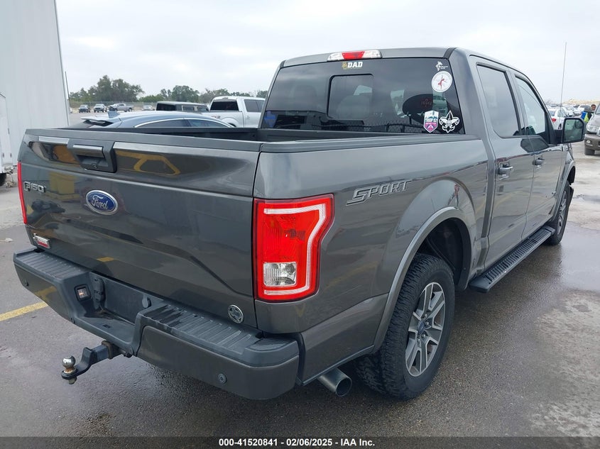 2015 FORD F-150 VIN: 1FTEW1CG4FKD66995
