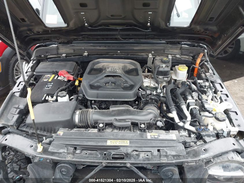 2021 Jeep Wrangler 4Xe Unlimited Rubicon 4X4 VIN: 1C4JJXR61MW802920 Lot: 41521304