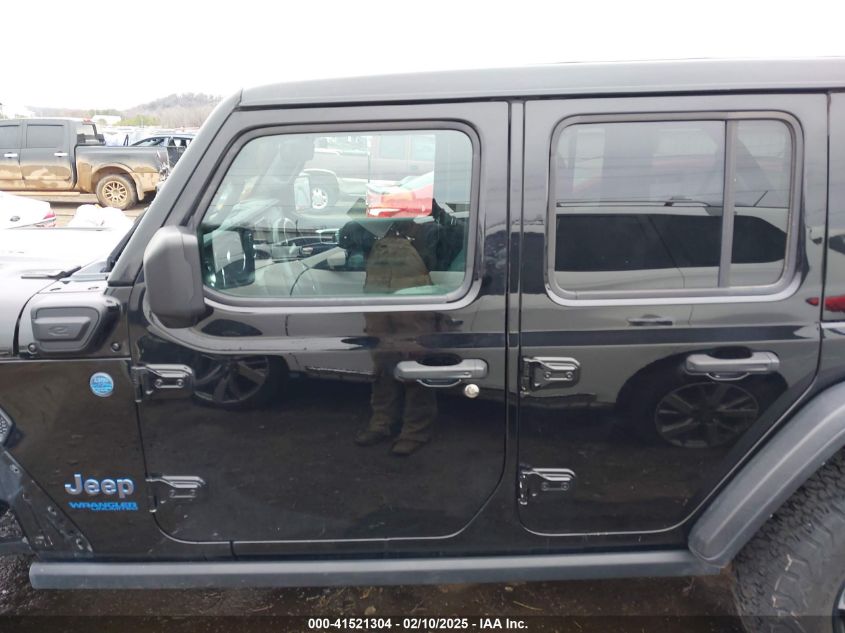 2021 Jeep Wrangler 4Xe Unlimited Rubicon 4X4 VIN: 1C4JJXR61MW802920 Lot: 41521304