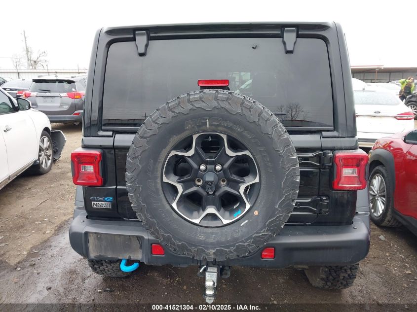 2021 Jeep Wrangler 4Xe Unlimited Rubicon 4X4 VIN: 1C4JJXR61MW802920 Lot: 41521304