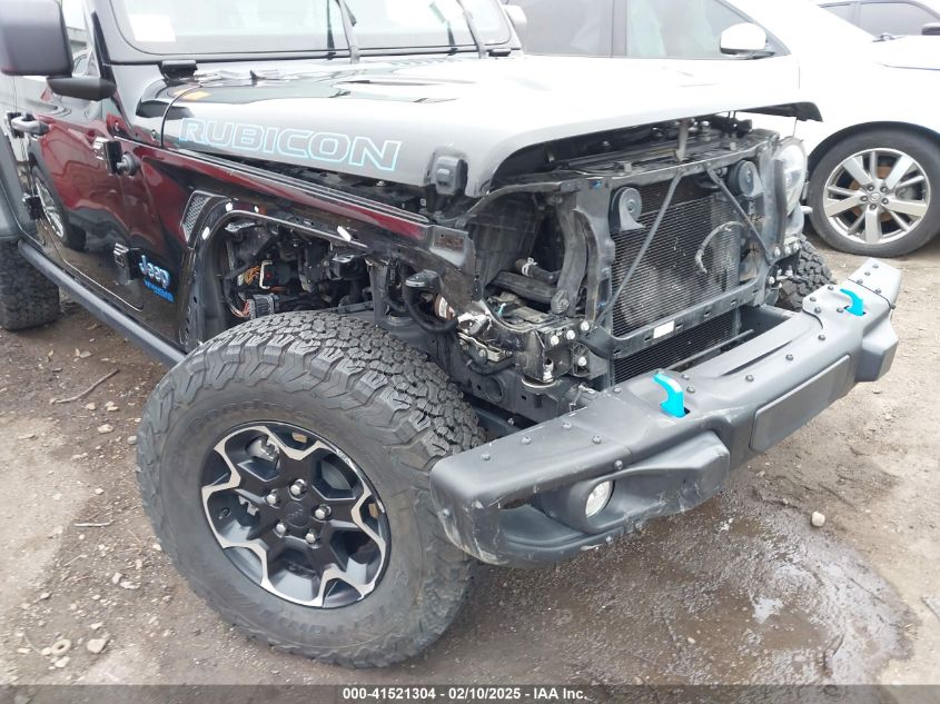 2021 Jeep Wrangler 4Xe Unlimited Rubicon 4X4 VIN: 1C4JJXR61MW802920 Lot: 41521304