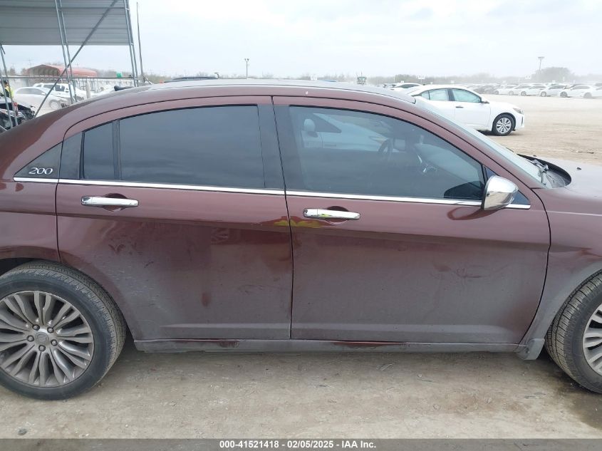 2012 Chrysler 200 Limited VIN: 1C3CCBCB8CN330056 Lot: 41521418