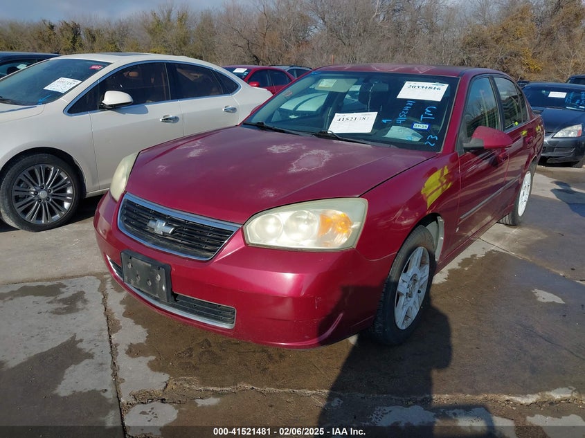 2006 CHEVROLET MALIBU VIN: 1G1ZT51846F200989