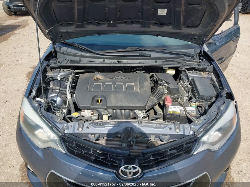 2016 TOYOTA COROLLA VIN: 5YFBURHE8GP504300
