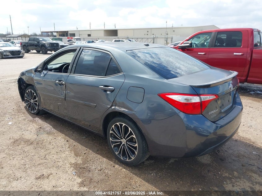 2016 TOYOTA COROLLA VIN: 5YFBURHE8GP504300