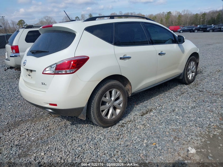 Vin: jn8az1mu8bw067348, lot: 42012862, nissan murano sl 20114