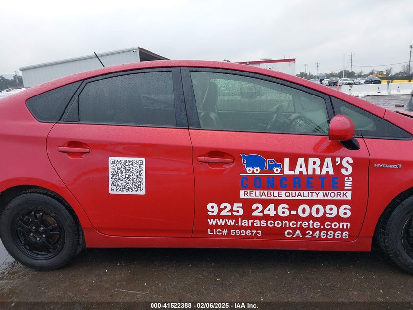 2014 TOYOTA PRIUS VIN: JTDKN3DU6E1742347