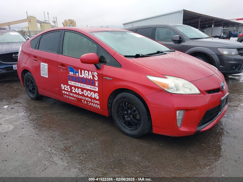 2014 TOYOTA PRIUS VIN: JTDKN3DU6E1742347