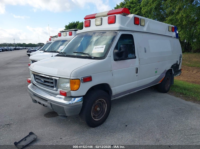 2007 Ford Econoline, Rear, IAAI, VIN 1FDSS34P27DA91590 — photo 2