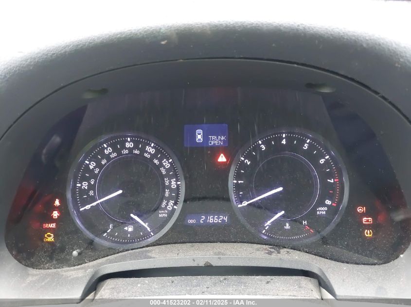 2011 Lexus Is 250 VIN: JTHFF2C25B2511924 Lot: 41523202