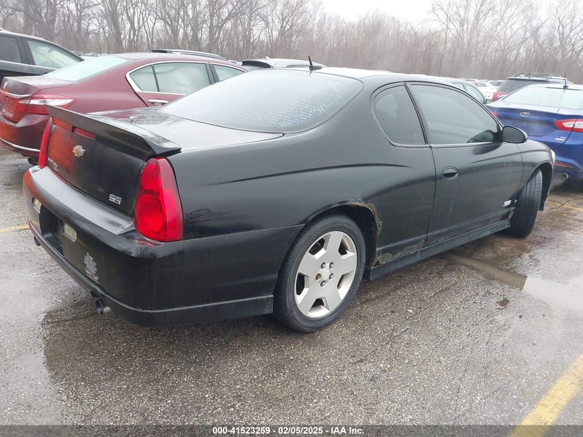 2006 CHEVROLET MONTE CARLO VIN: 2G1WL16C769225287