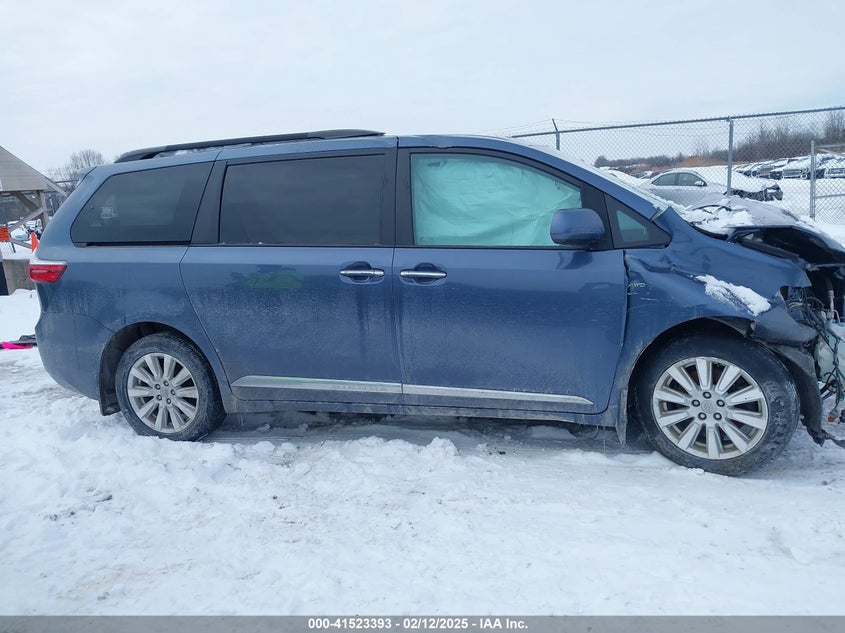 2017 TOYOTA SIENNA VIN: 5TDDZ3DC3HS154966