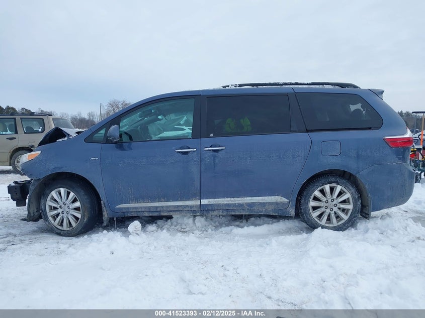 2017 TOYOTA SIENNA VIN: 5TDDZ3DC3HS154966