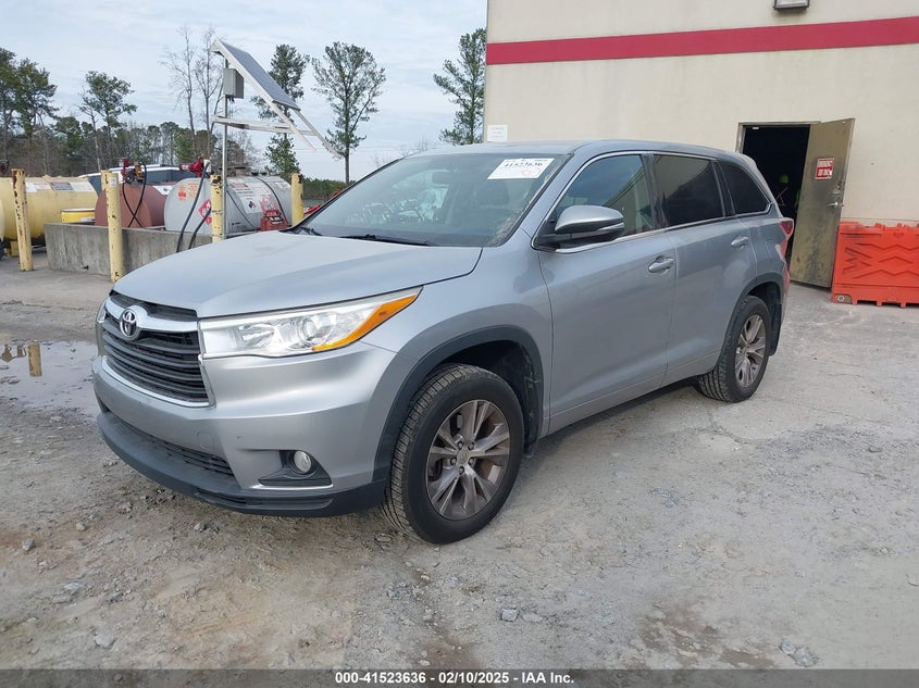 Vin: 5tdbkrfh2es045806, lot: 42014328, toyota highlander le plus v6 20142