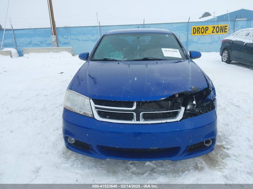 2012 DODGE AVENGER VIN: 1C3CDZEG7CN269524