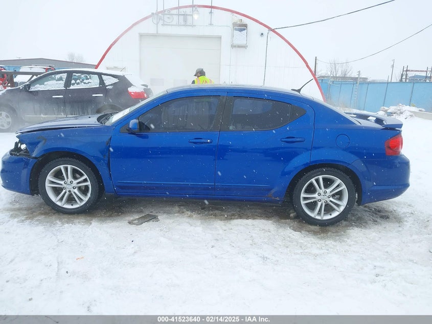 2012 DODGE AVENGER VIN: 1C3CDZEG7CN269524