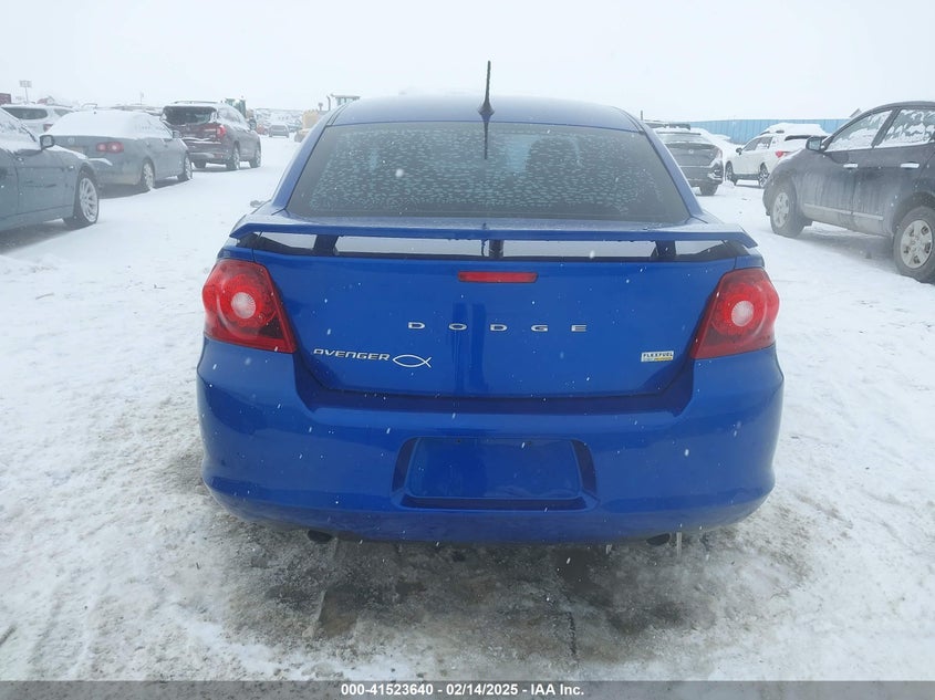 2012 DODGE AVENGER VIN: 1C3CDZEG7CN269524