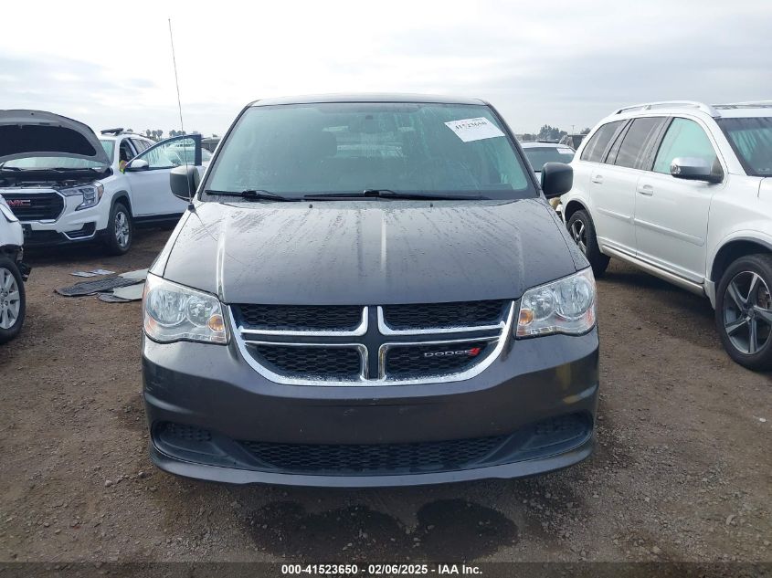2016 Dodge Grand Caravan Se VIN: 2C4RDGBG6GR379617 Lot: 41523650