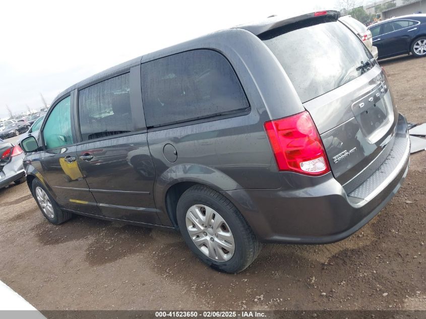 2016 Dodge Grand Caravan Se VIN: 2C4RDGBG6GR379617 Lot: 41523650