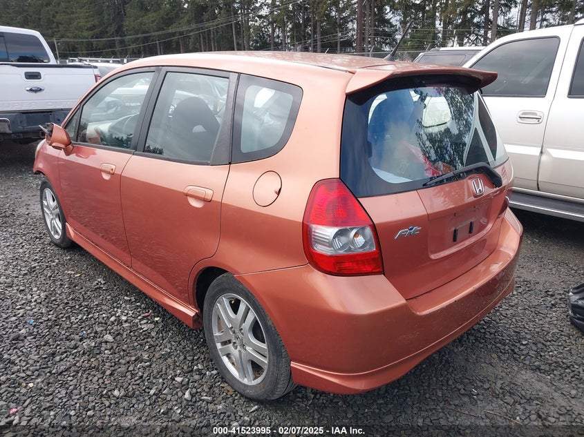 2008 HONDA FIT VIN: JHMGD38678S015462