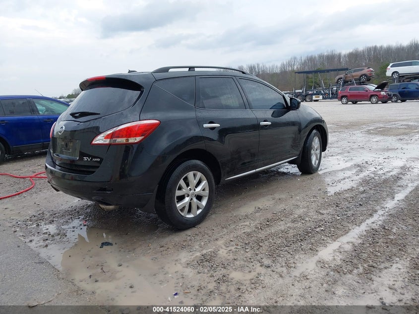 Vin: jn8az1mw6bw155087, lot: 42014752, nissan murano sv 20114