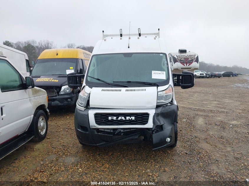 2019 Ram Promaster 3500 Cargo Van High Roof 159 Wb Ext VIN: 3C6URVJG7KE543895 Lot: 41524135