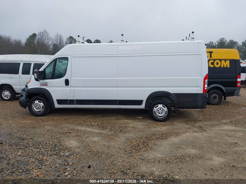 2019 Ram Promaster 3500 Cargo Van High Roof 159 Wb Ext VIN: 3C6URVJG7KE543895 Lot: 41524135