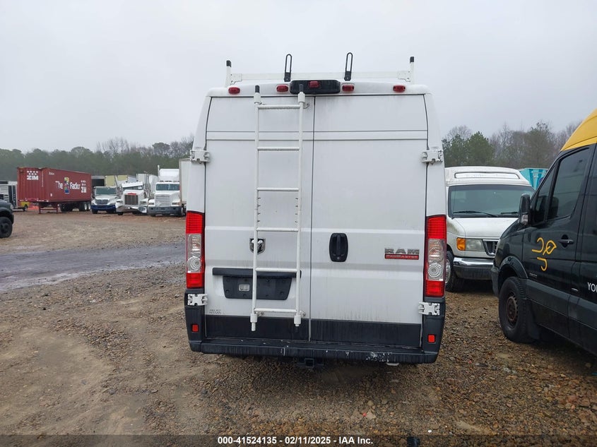 2019 Ram Promaster 3500 Cargo Van High Roof 159 Wb Ext VIN: 3C6URVJG7KE543895 Lot: 41524135