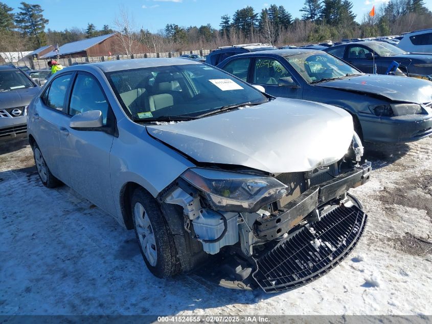 2016 Toyota Corolla Le VIN: 2T1BURHE8GC493640 Lot: 41524655