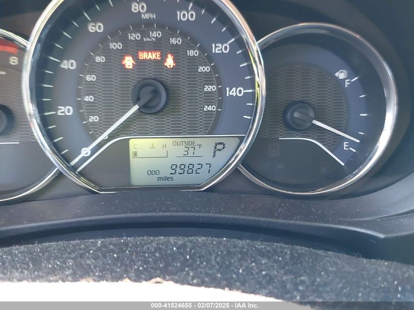 2016 Toyota Corolla Le VIN: 2T1BURHE8GC493640 Lot: 41524655