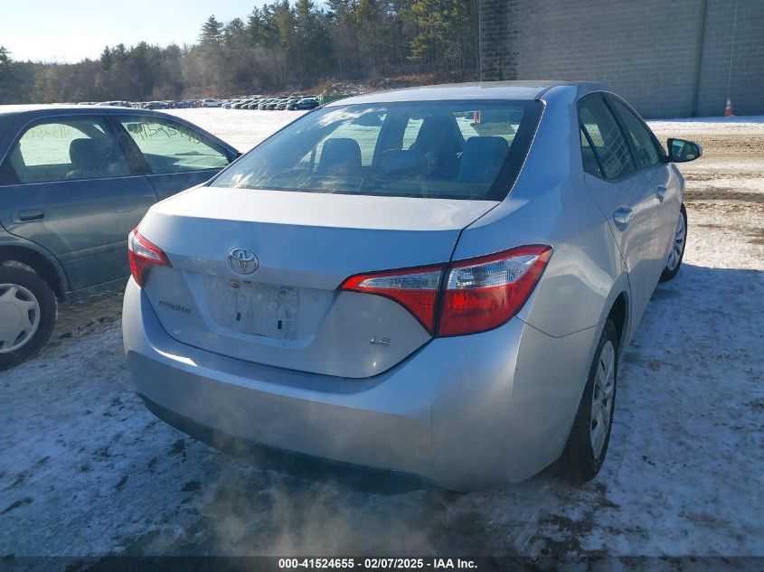 2016 Toyota Corolla Le VIN: 2T1BURHE8GC493640 Lot: 41524655