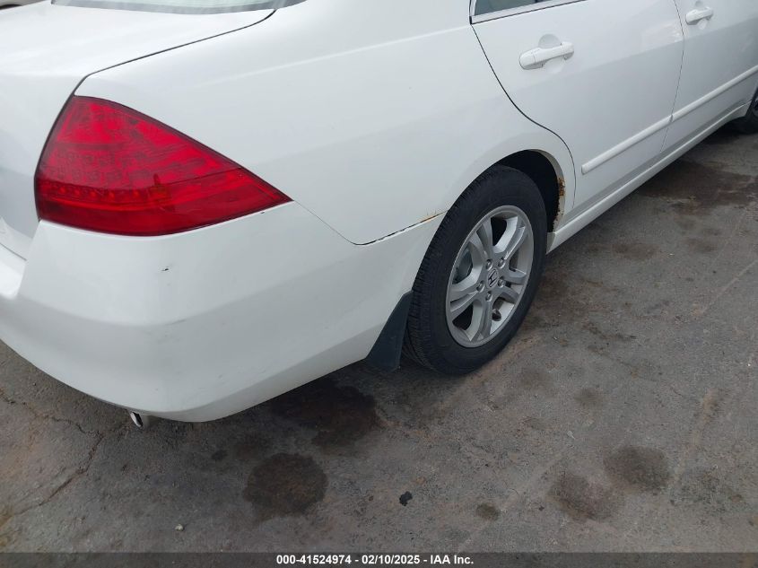 2007 Honda Accord 2.4 Ex VIN: 1HGCM56787A137664 Lot: 41524974