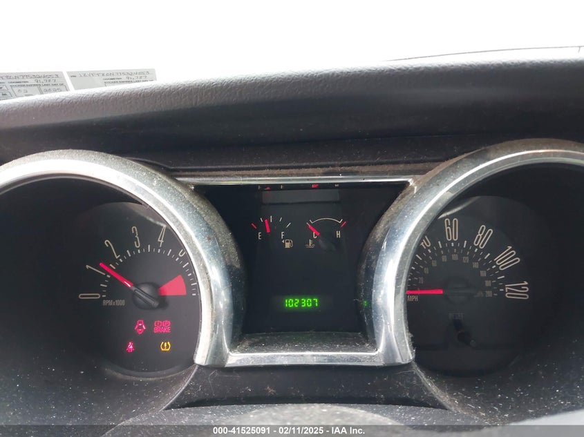 2007 FORD MUSTANG VIN: 1ZVFT80N775324553
