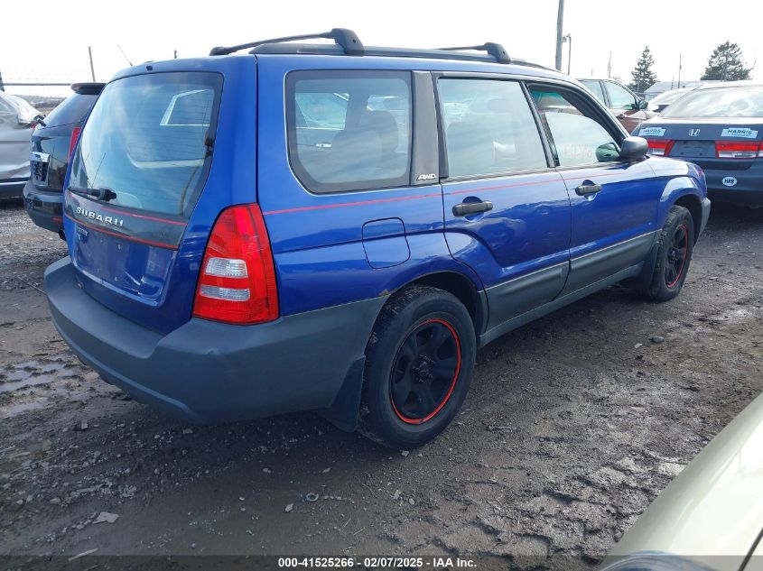 JF1SG65604H703969 2004 SUBARU FORESTER photo no. 4