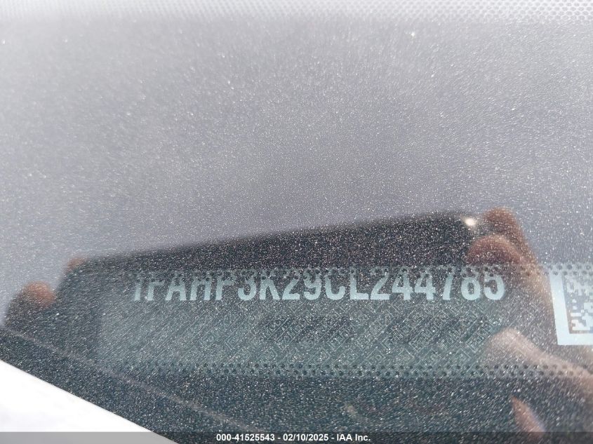 2012 Ford Focus Se VIN: 1FAHP3K29CL244785 Lot: 41525543