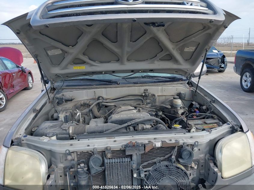 2002 Toyota Sequoia Limited V8 VIN: 5TDBT48A12S099030 Lot: 41525634