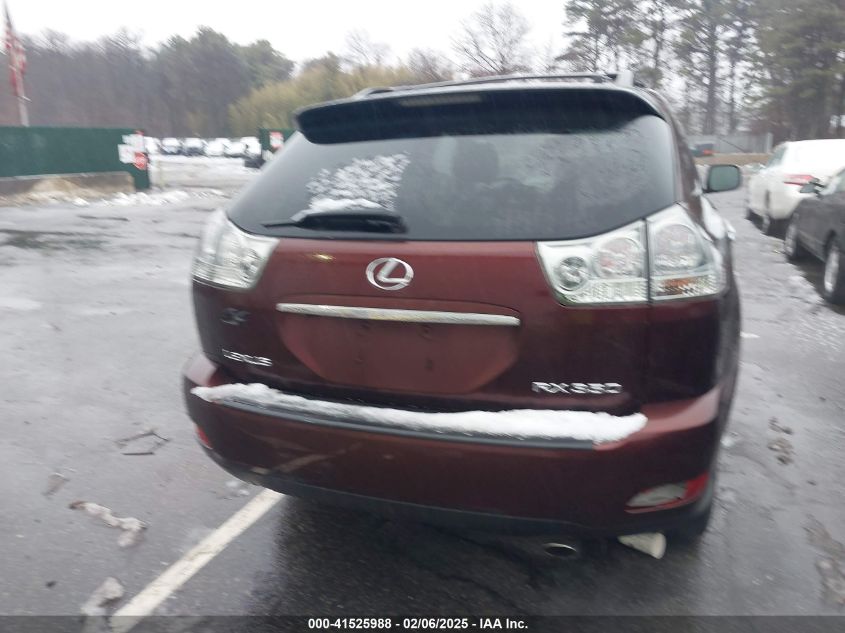 2009 Lexus Rx 350 VIN: JTJHK31U392856486 Lot: 41525988