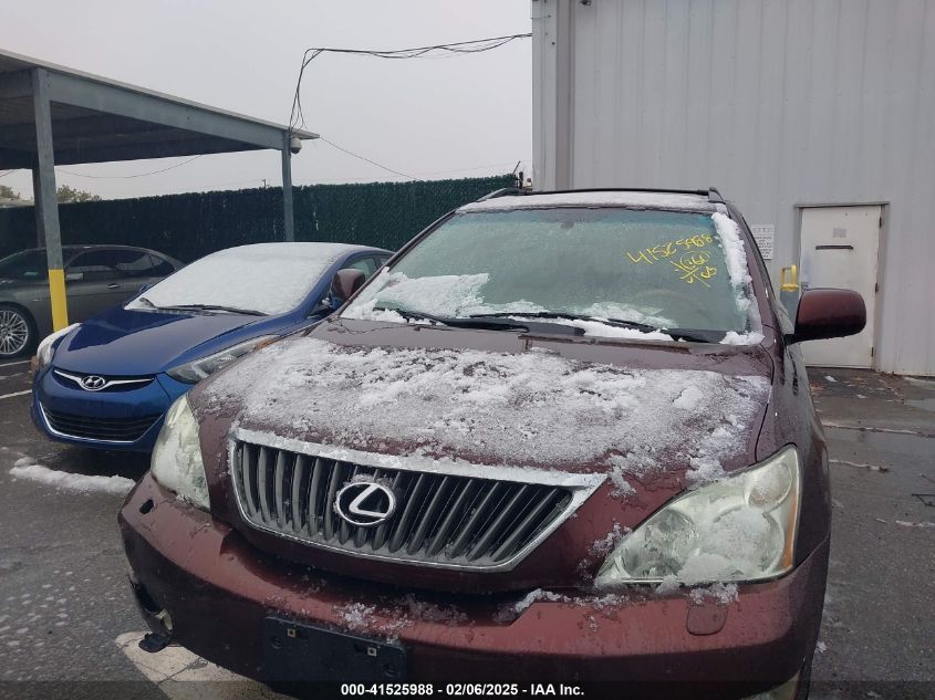 2009 Lexus Rx 350 VIN: JTJHK31U392856486 Lot: 41525988