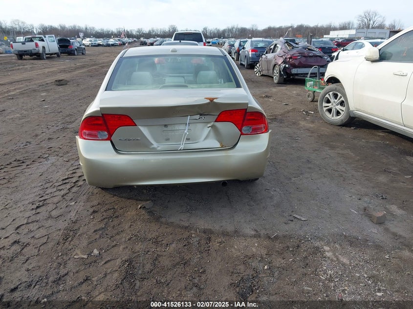 2007 HONDA CIVIC VIN: 1HGFA16897L105611