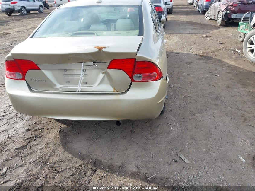2007 HONDA CIVIC VIN: 1HGFA16897L105611