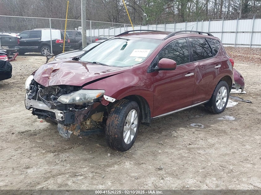 2009 NISSAN MURANO VIN: JN8AZ18U59W027281