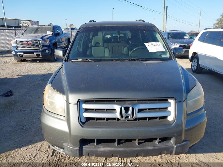 2007 Honda Pilot Ex VIN: 5FNYF28457B041899 Lot: 41526367