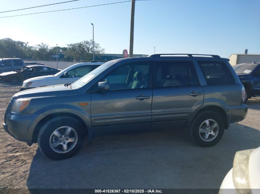 2007 Honda Pilot Ex VIN: 5FNYF28457B041899 Lot: 41526367