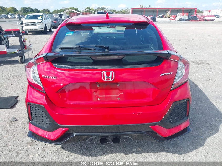 2017 HONDA CIVIC VIN: SHHFK7H49HU225775