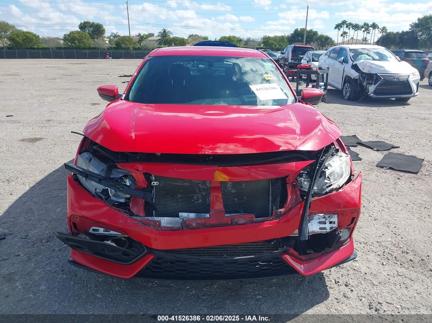 2017 HONDA CIVIC VIN: SHHFK7H49HU225775