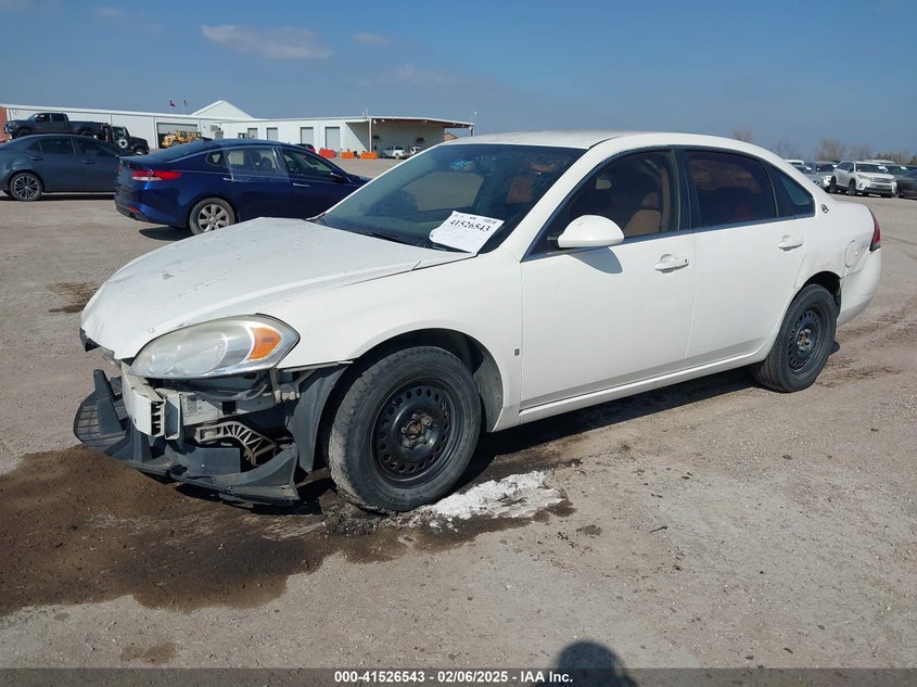 2008 CHEVROLET IMPALA VIN: 2G1WB58K681278904