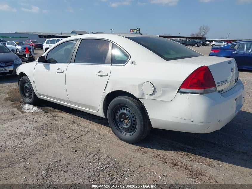 2008 CHEVROLET IMPALA VIN: 2G1WB58K681278904